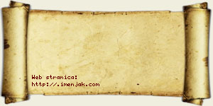 Jovana Radanović vizit kartica